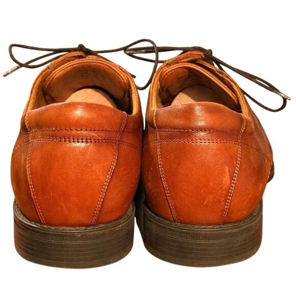 Florsheim Comfortech Ortholite Midtown Cap Toe Oxford Brown Leather Shoes 13D main image 6
